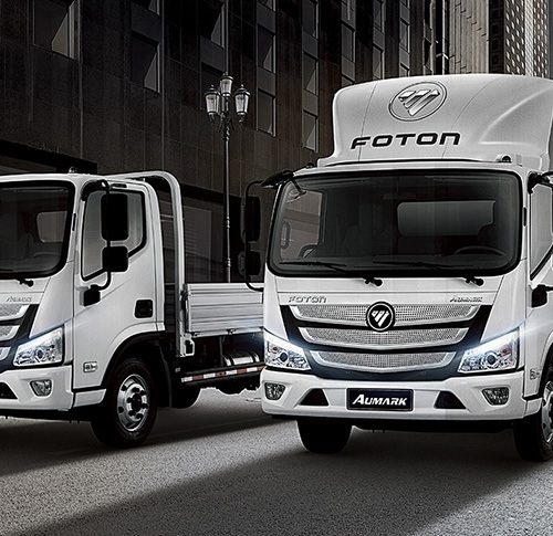 Foton en proceso de su primer camión eléctrico