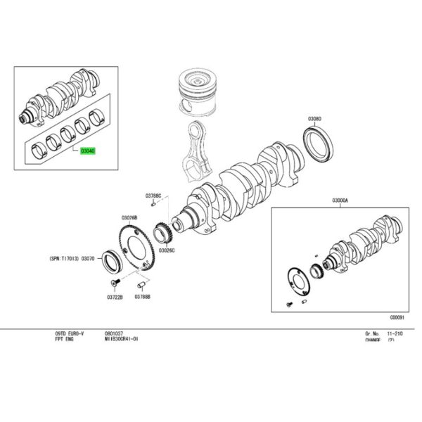 JUEGO DE BABBIT PARA MOTOR MITSUBISHI