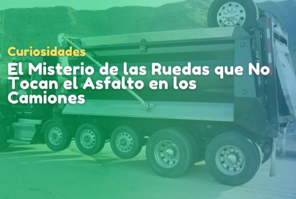 El Misterio de las Ruedas que No Tocan el Asfalto en los Camiones